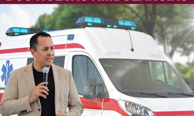Inversión histórica para Tula; dos nuevas ambulancias.