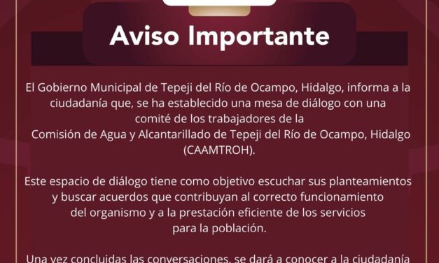COMUNICADO OFICIAL