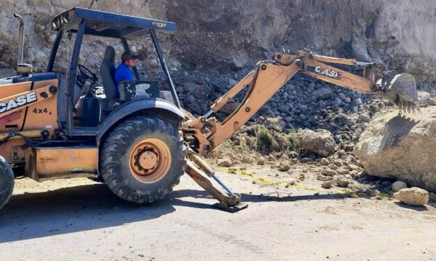 Atención inmediata tras desgajamiento en San José Piedra Gorda