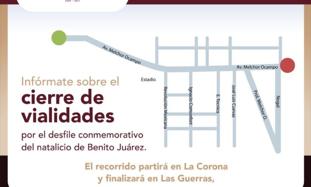 Alertan sobre cierre de vialidades por desfile de primavera en Tepeji del Río