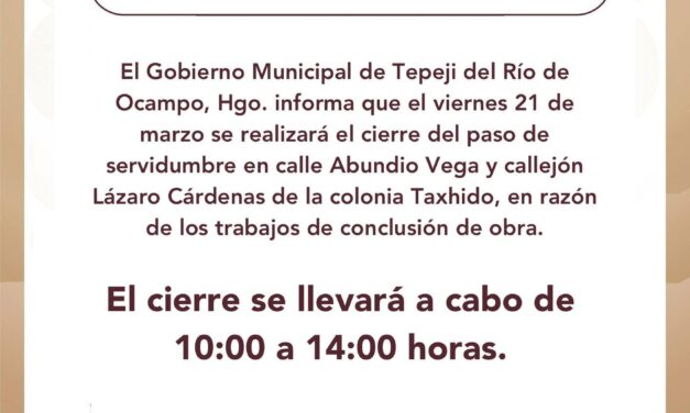 Comunicado Tepeji