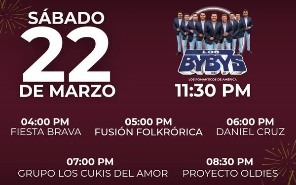 Disfruta de las actividades que el gobierno de #TulaDeAllende tienen preparadas para este sábado, como parte de la #FeriaDeSanJoséTula2025.