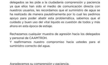 #Comunicado #TepejiDelRío