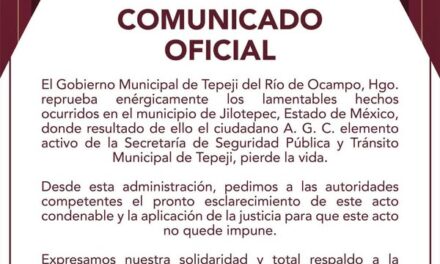 #Comunicado #TepejiDelRío
