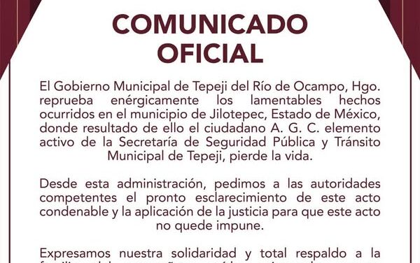 #Comunicado #TepejiDelRío