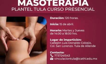 Toma clases de masoterapia en Tula de Allende