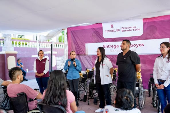 Entrega de 19 sillas de ruedas en Tepeji: un paso firme hacia la inclusión y el bienestar
