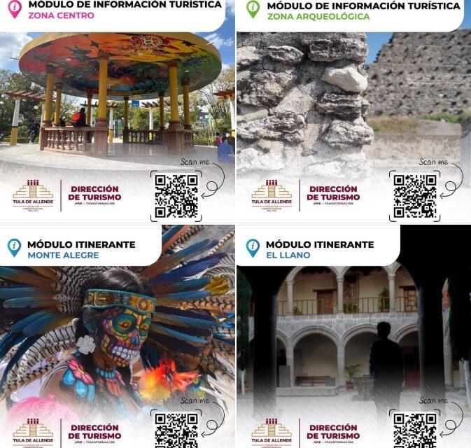 En tu visita a #TulaDeAllende, no olvides acudir a los diferentes módulos turísticos