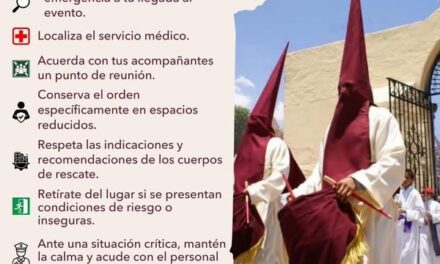 Si asistes al Viacrusis este Viernes Santo, es importante tomar en cuenta las recomendaciones que te da La Unidad Municipal de Protección Civil y Bomberos #TepejiDelRío