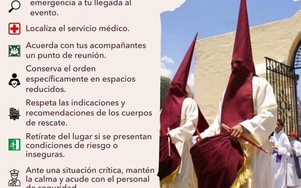 Si asistes al Viacrusis este Viernes Santo, es importante tomar en cuenta las recomendaciones que te da La Unidad Municipal de Protección Civil y Bomberos #TepejiDelRío
