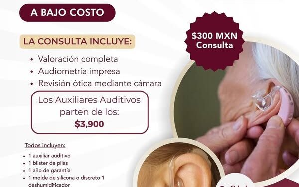 El Sistema DIF Municipal Tepeji, en coordinación con Audiomed, te invita a aprovechar esta oportunidad única