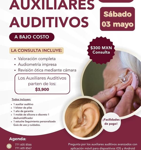 El Sistema DIF Municipal Tepeji, en coordinación con Audiomed, te invita a aprovechar esta oportunidad única