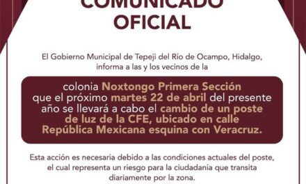 #Comunicado #TepejiDelRío