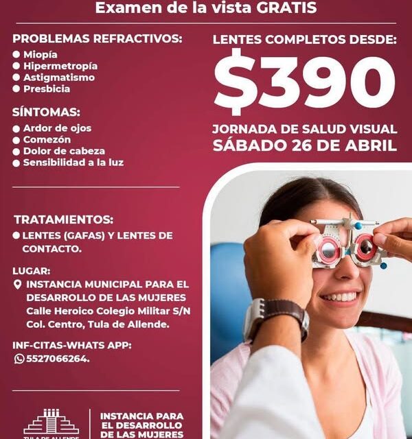 Obten tus anteojos a precios bajos en Tula de Allende