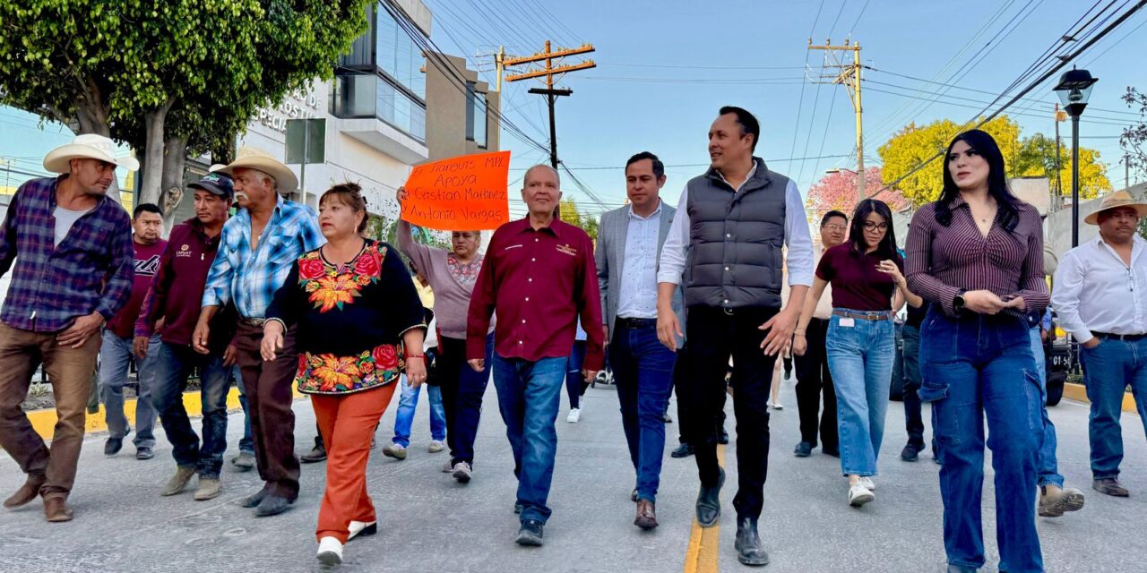 Inauguración de la calle 5 de febrero; un paso firme hacia la transformación de Tula