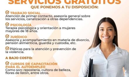 Acércate a la Instancia para el Desarrollo de las Mujeres de #TulaDeAllende y conoce los servicios que tiene para ti.