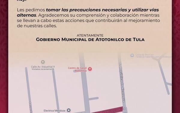 #Aviso a la población de #AtotonilcoDeTula