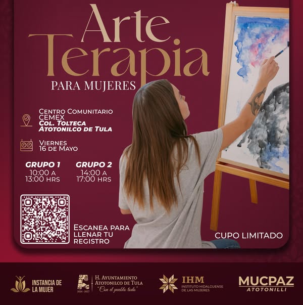 J𝐨𝐫𝐧𝐚𝐝𝐚 𝐝𝐞 𝐀𝐫𝐭𝐞 𝐓𝐞𝐫𝐚𝐩𝐢𝐚 𝐩𝐚𝐫𝐚 𝐌𝐮𝐣𝐞𝐫𝐞𝐬 en Atotonilco de Tula
