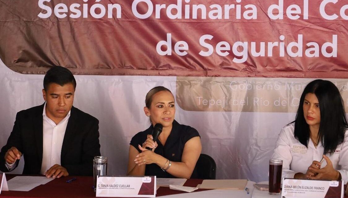 Tepeji del Río fortalece la estrategia de seguridad con la Primera Sesión Ordinaria del Consejo Municipal de Seguridad Pública