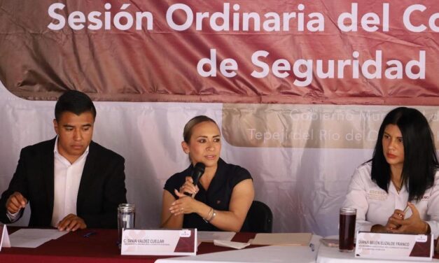 Tepeji del Río fortalece la estrategia de seguridad con la Primera Sesión Ordinaria del Consejo Municipal de Seguridad Pública
