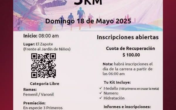 Participa y corre por una buena causa