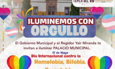 Conmemoración del Día Nacional contra las LGBTTTIQ+fobias en Tepeji del Río