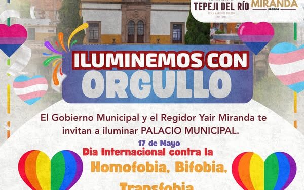 Conmemoración del Día Nacional contra las LGBTTTIQ+fobias en Tepeji del Río