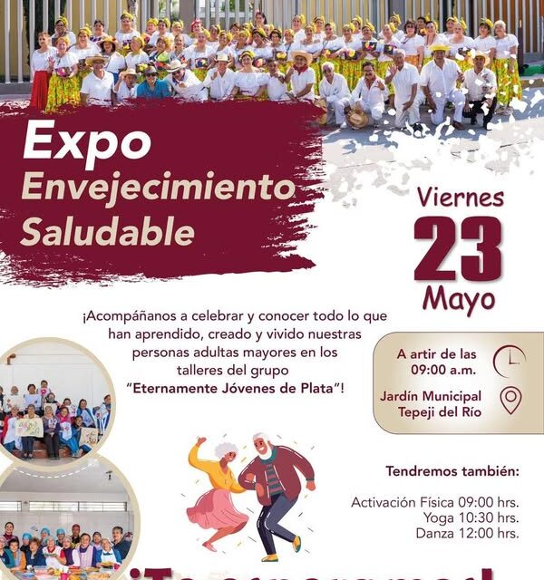 DIF Tepeji del Río invita a la Exposición “Eternamente Jóvenes de Plata”