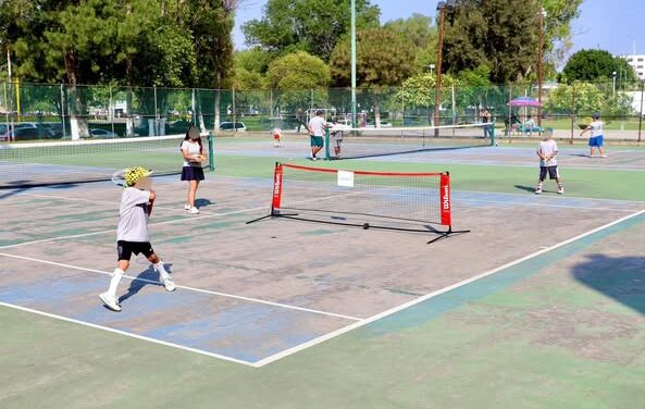 Se llevó a cabo el evento «Minis en acción con el tenis» en Tula de Allende