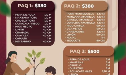 Inicia «Programa de árboles frutales» en Atotonilco de Tula