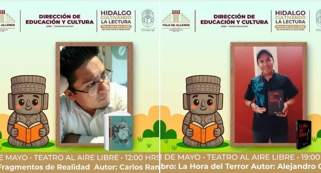 Hoy dos escritores de la región presentarán sus obras más recientes en Tula de Allende