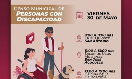 Continía 𝗖𝗲𝗻𝘀𝗼 𝗠𝘂𝗻𝗶𝗰𝗶𝗽𝗮𝗹 𝗱𝗲 𝗣𝗲𝗿𝘀𝗼𝗻𝗮𝘀 𝗰𝗼𝗻 𝗗𝗶𝘀𝗰𝗮𝗽𝗮𝗰𝗶𝗱𝗮𝗱 en #AtotonilcoDeTula