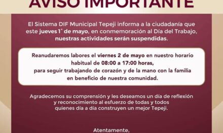 #Aviso DIF Tepeji