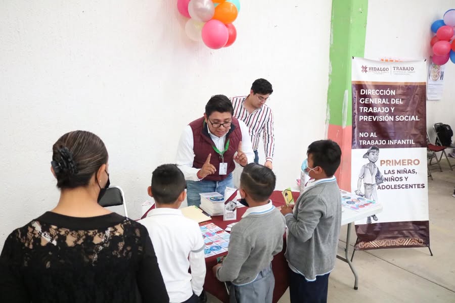 Gobierno de Hidalgo concientiza sobre el trabajo infantil