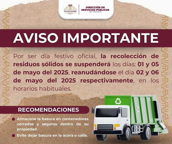 #Aviso #TulaDeAllende