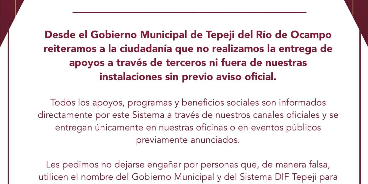 COMUNICADO OFICIAL