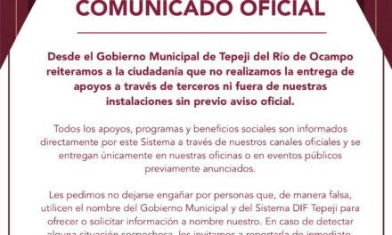 COMUNICADO OFICIAL