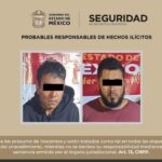 DETIENEN A DOS POSIBLES IMPLICADOS EN ROBO A TRANSPORTISTA CON VIOLENCIA