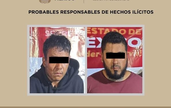 DETIENEN A DOS POSIBLES IMPLICADOS EN ROBO A TRANSPORTISTA CON VIOLENCIA