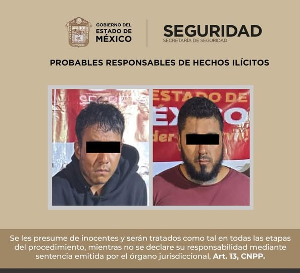 DETIENEN A DOS POSIBLES IMPLICADOS EN ROBO A TRANSPORTISTA CON VIOLENCIA
