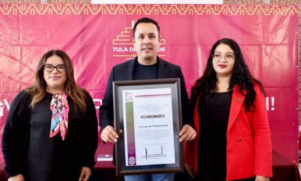 Reconoce ITAIH a Gobierno Municipal de Tula de Allende en lineamientos de la protección de datos personales