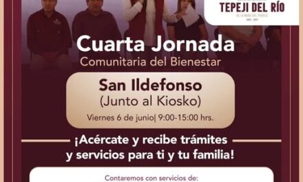 Mañana viernes habrá Jornada Comunitaria del Bienestar en #SanIldefonso