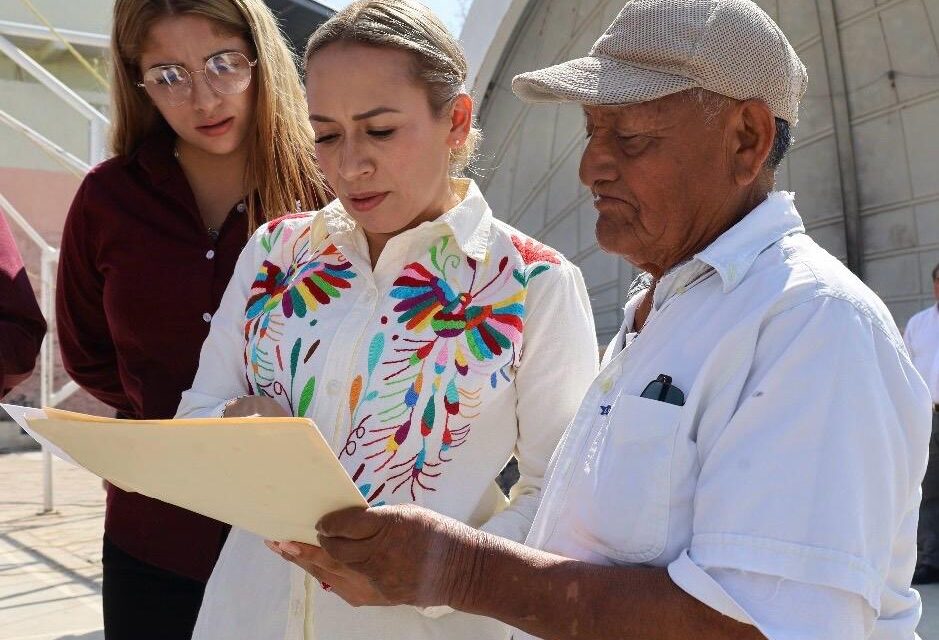 Tania Valdez Cuéllar encabeza la Cuarta Jornada Comunitaria del Bienestar en San Ildefonso