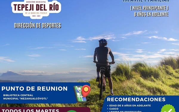 El gobierno de Tepeji te invita a la rodada semanal