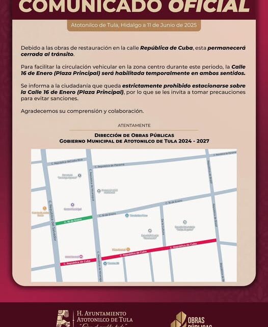 ¡Atención, ciudadanía de #AtotonilcoDeTula!