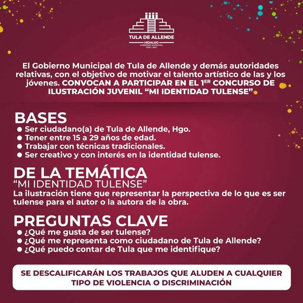 Invitan a participar en el 1er. concurso de ilustración juvenil en Tula