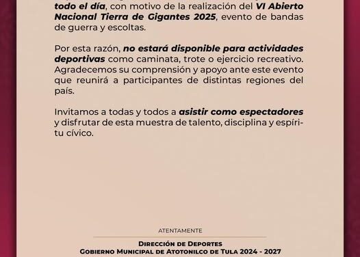 #Comunicado #AtotonilcoDeTula