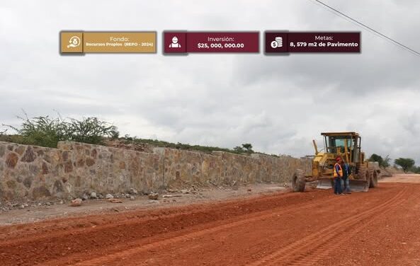 Rehabilitación de la carretera Progreso–Atotonilco avanza con paso firme