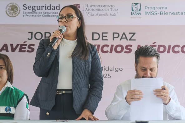 Jornadas por la Paz y Salud llegan a Atotonilco de Tula