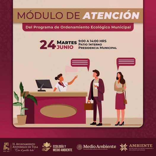 Paticipa en 𝙡𝙖 𝙘𝙤𝙣𝙨𝙪𝙡𝙩𝙖 𝙙𝙚𝙡 𝙋𝙧𝙤𝙜𝙧𝙖𝙢𝙖 𝙙𝙚 𝙊𝙧𝙙𝙚𝙣𝙖𝙢𝙞𝙚𝙣𝙩𝙤 𝙀𝙘𝙤𝙡𝙤́𝙜𝙞𝙘𝙤 𝙈𝙪𝙣𝙞𝙘𝙞𝙥𝙖𝙡 de Atotonilco de Tula